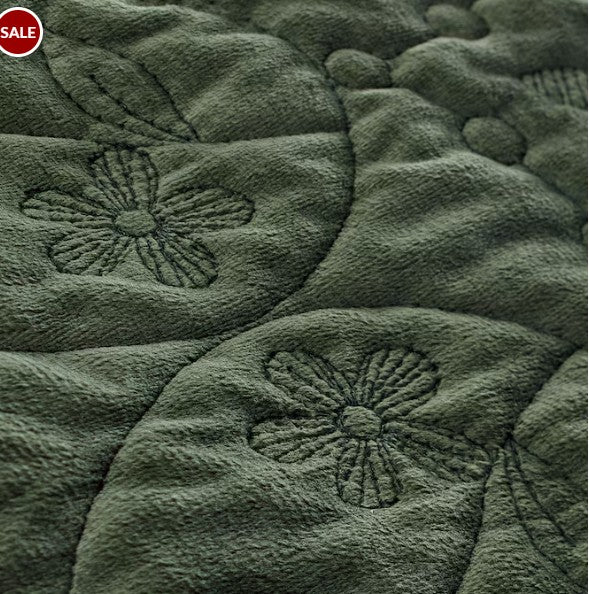 Oversized Velvet King Quilt