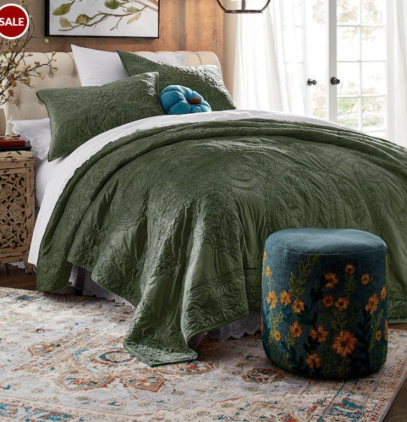 Oversized Velvet King Quilt