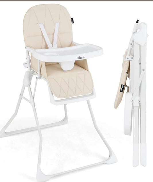 Baby High Chair, Quick Folding Portable Highchair for Babies and Toddlers