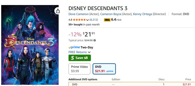 DESCENDANTS 3 Disney
