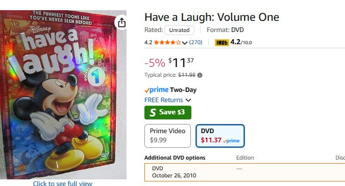 Have a Laugh: Volume One Disney