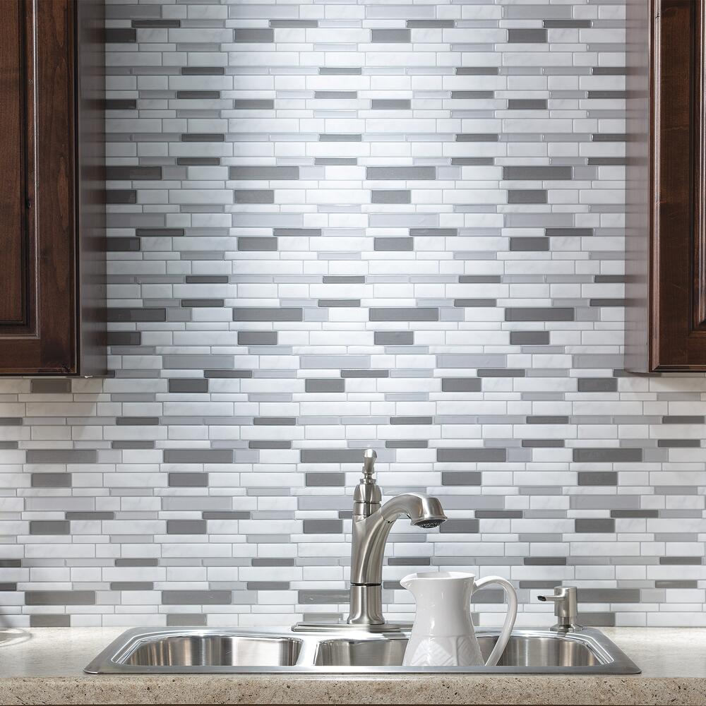 Thick  Mosaic Peel & Stick Vinyl Tiles - 3 Pack