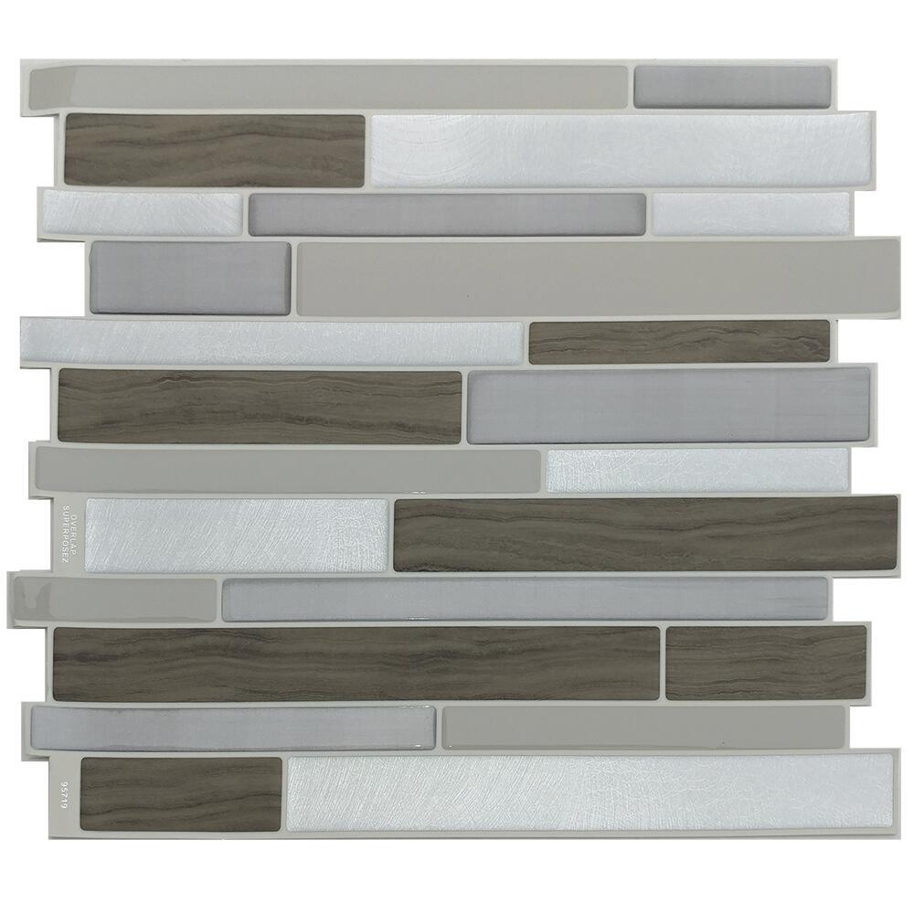 Thick  Mosaic Peel & Stick Vinyl Tiles - 3 Pack