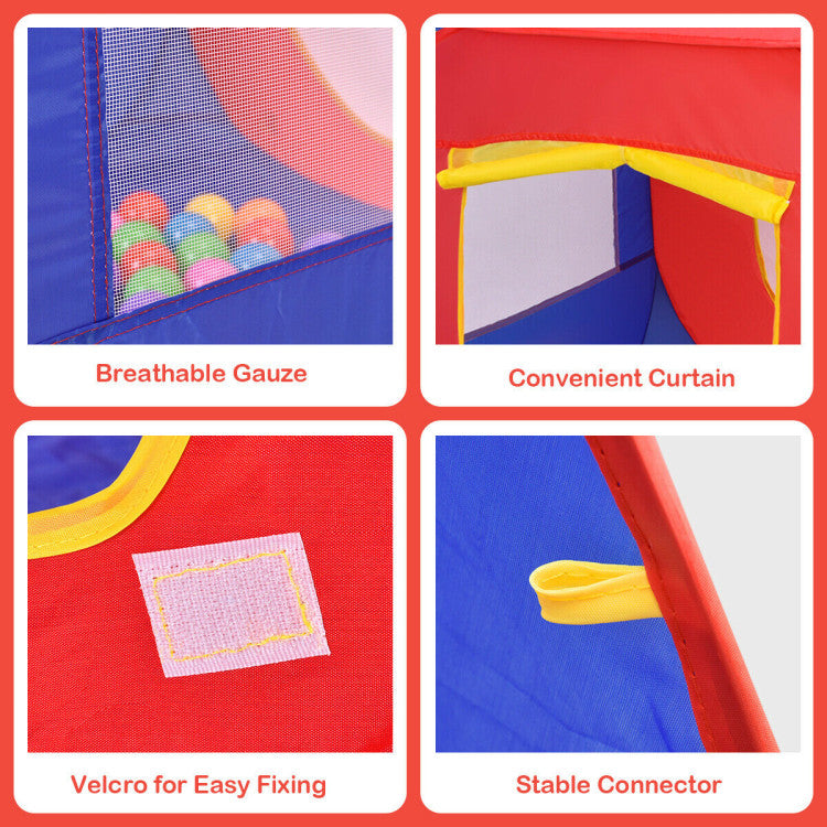 Costway Kids Play House with 100 Balls - Pop Up Tent