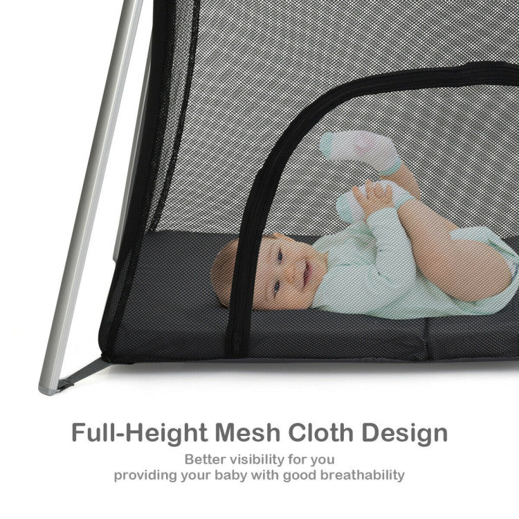 Lightweight Foldable Baby Playpen with Carrying Bag