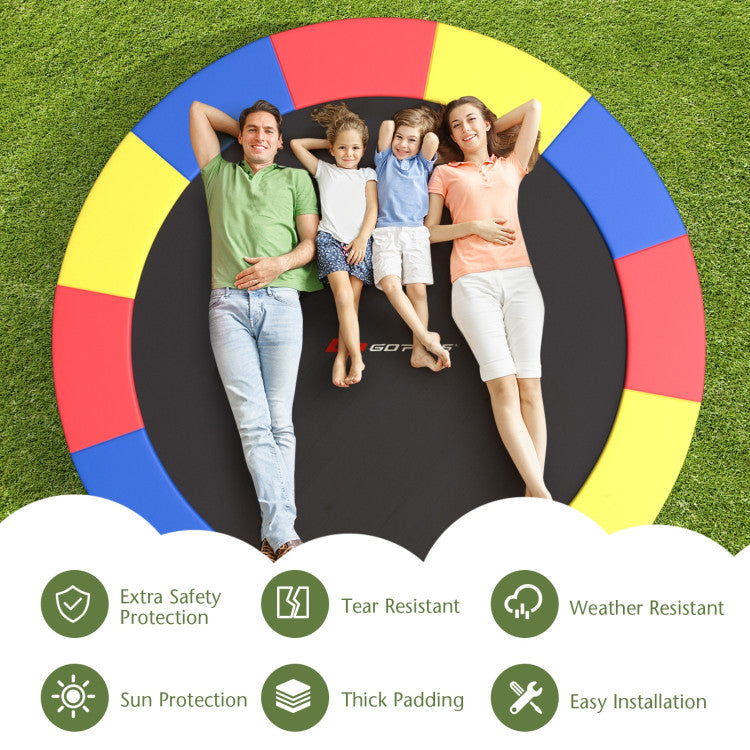 Costway 12ft Trampoline Safety Pad - Waterproof, Premium Foam