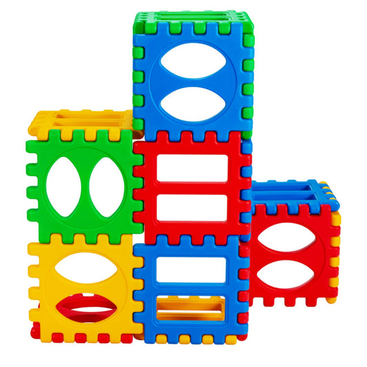 Costway Waffle Block Set - 32pc Premium Kids Building Toy