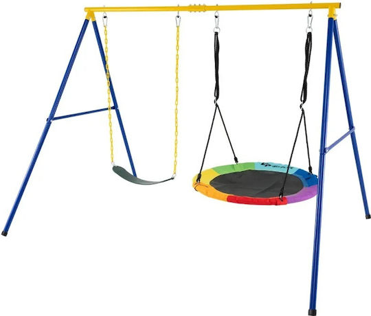 Costway Nest Swing Double Blue - Frame Only